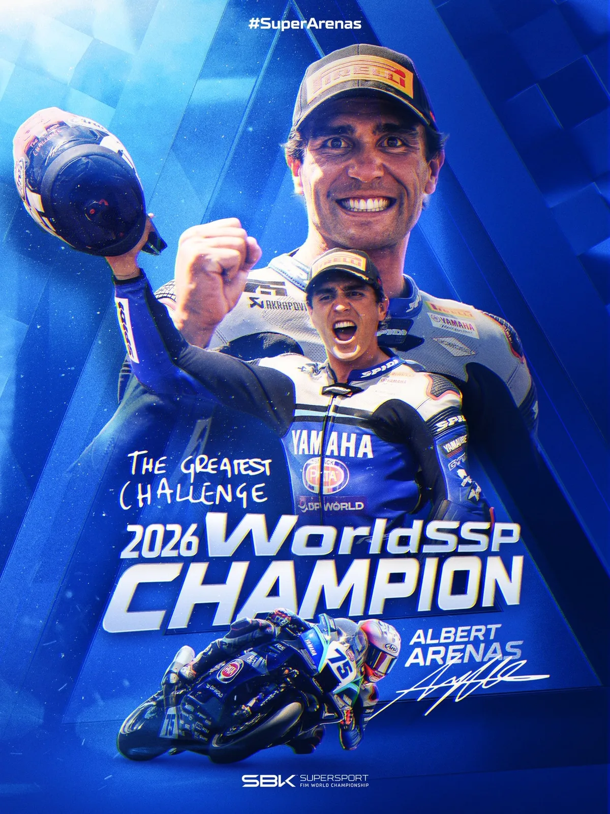 Albert Arenas, campeón de Supersport