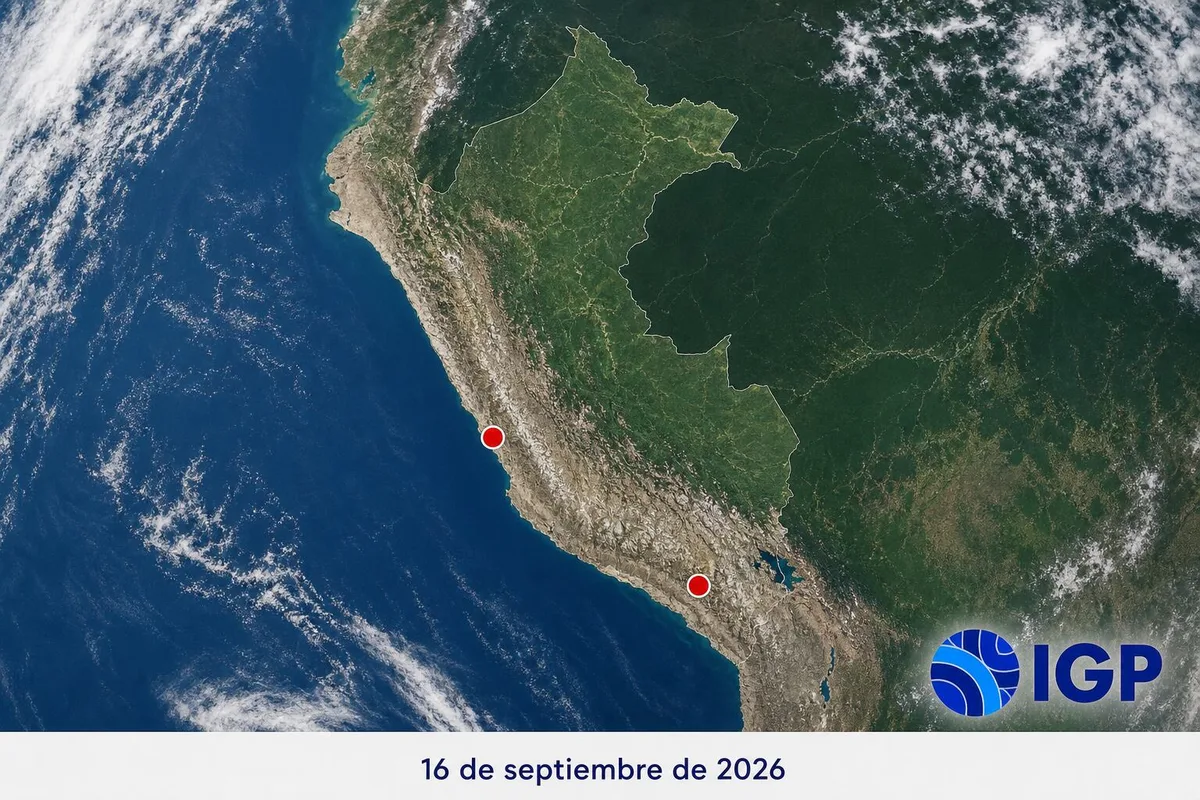 Temblor hoy en Perú EN VIVO: últimos sismos, epicentro y reporte del IGP del 16 de septiembre de 2026