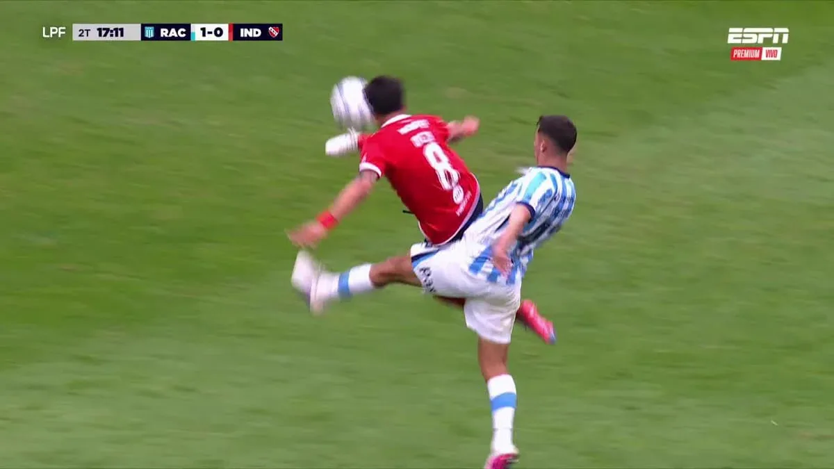 El penal con el que Independiente le empató a Racing, bajo la lupa: qué dice el reglamento