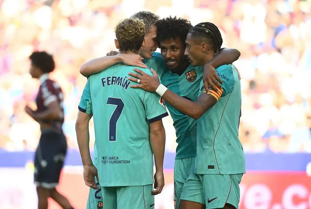 Doblete de Lamine en victoria 4-2 del Barca