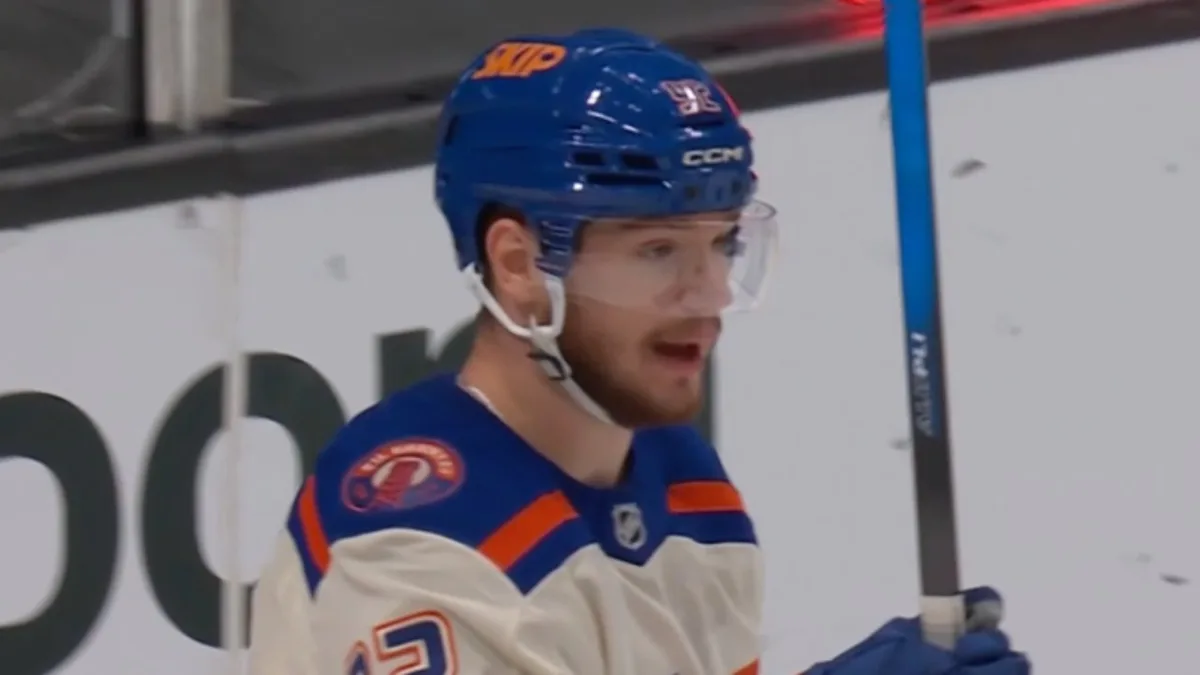 Oilers’ Podkolzin rips home his fifth of the year on assist from McDavid