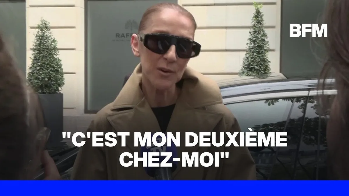 Les premiers mots de Céline Dion à Paris au micro de BFMTV