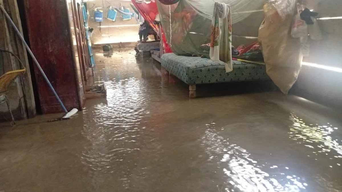 Las lluvias provocan derrumbes y dañan viviendas al norte de Guatemala