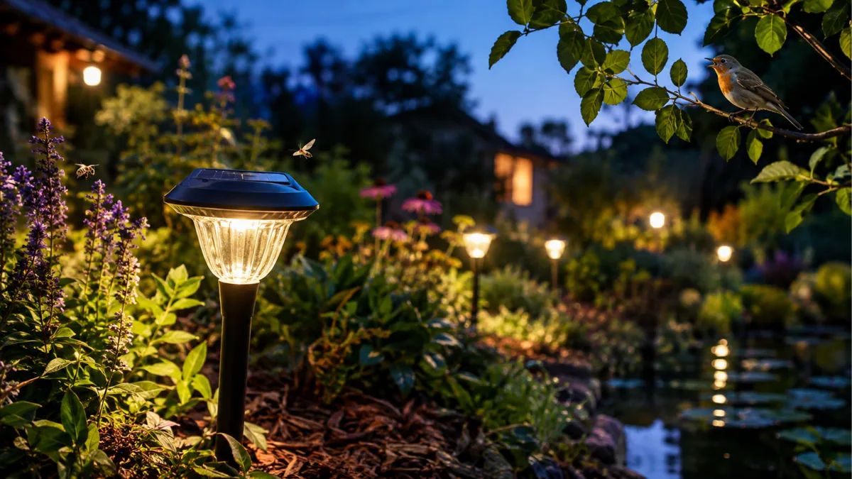 Essa luz que parece inofensiva pode estar prejudicando seu jardim durante a noite