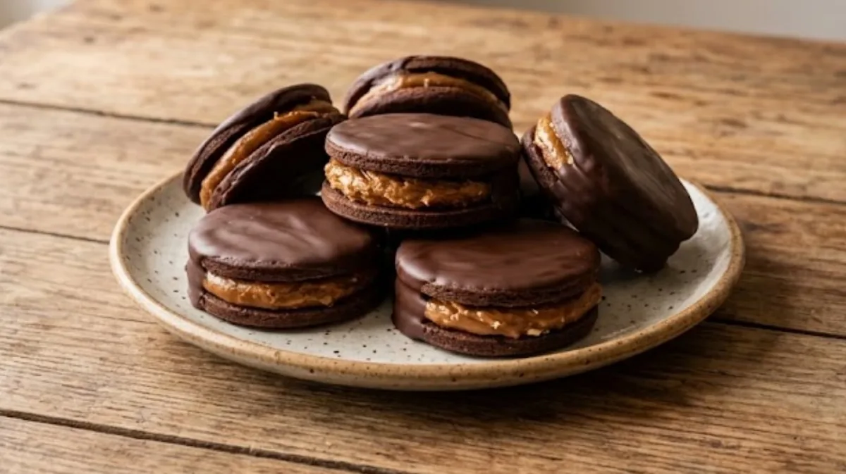 Cómo hacer alfajores de chocotorta: la receta fácil en 5 pasos con galletitas de chocolate, dulce de leche y queso crema