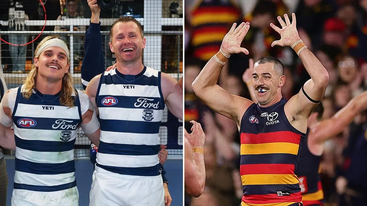Party time as Geelong and Adelaide tune up for AFL finals with big wins