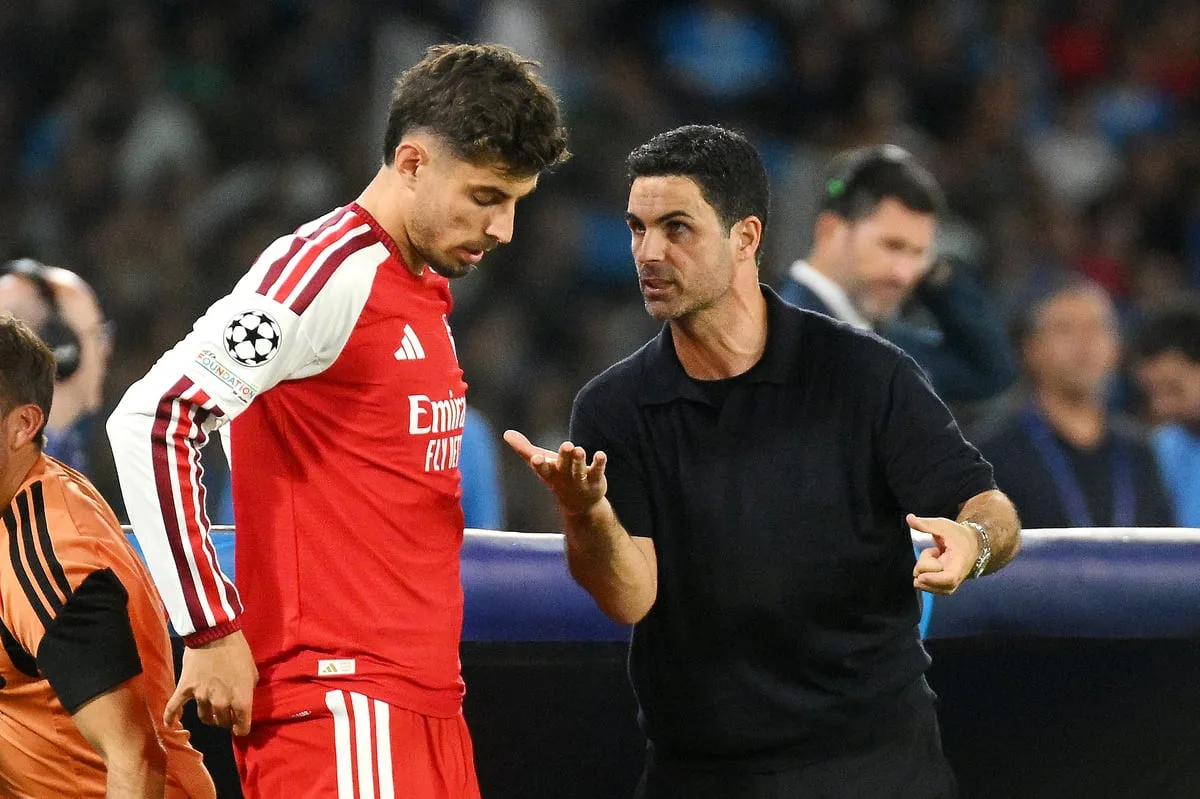 Arsenal: Kai Havertz injury latest as Mikel Arteta reveals new eight-man update