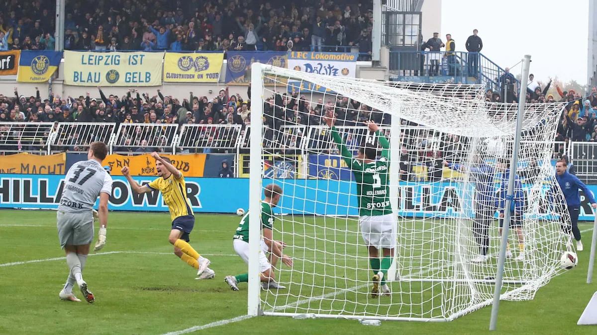 Chemie verspielt Derbysieg - Lok Leipzig schlägt kurz vor Schluss zurück