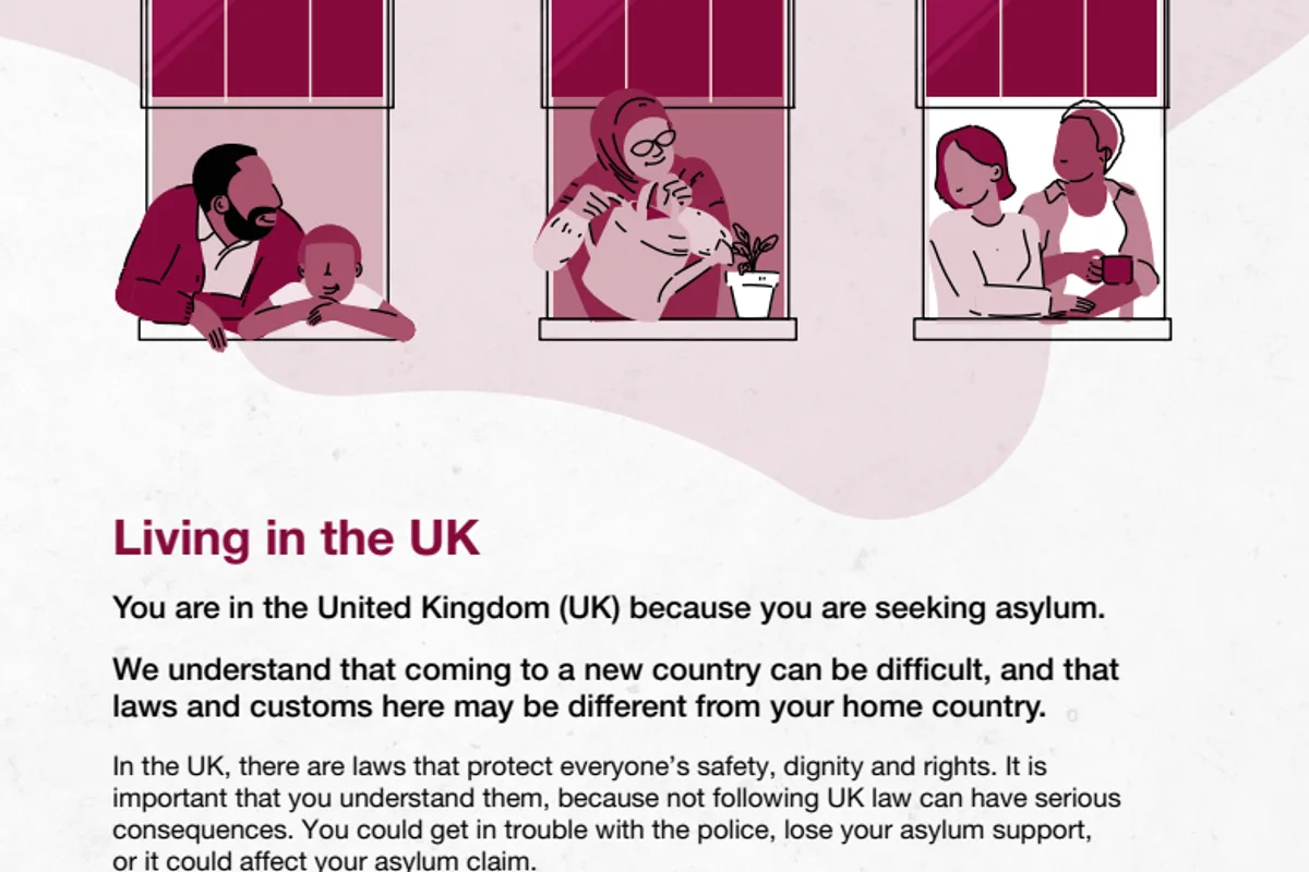 Minister defends Home Office booklet urging asylum seekers not to rape women