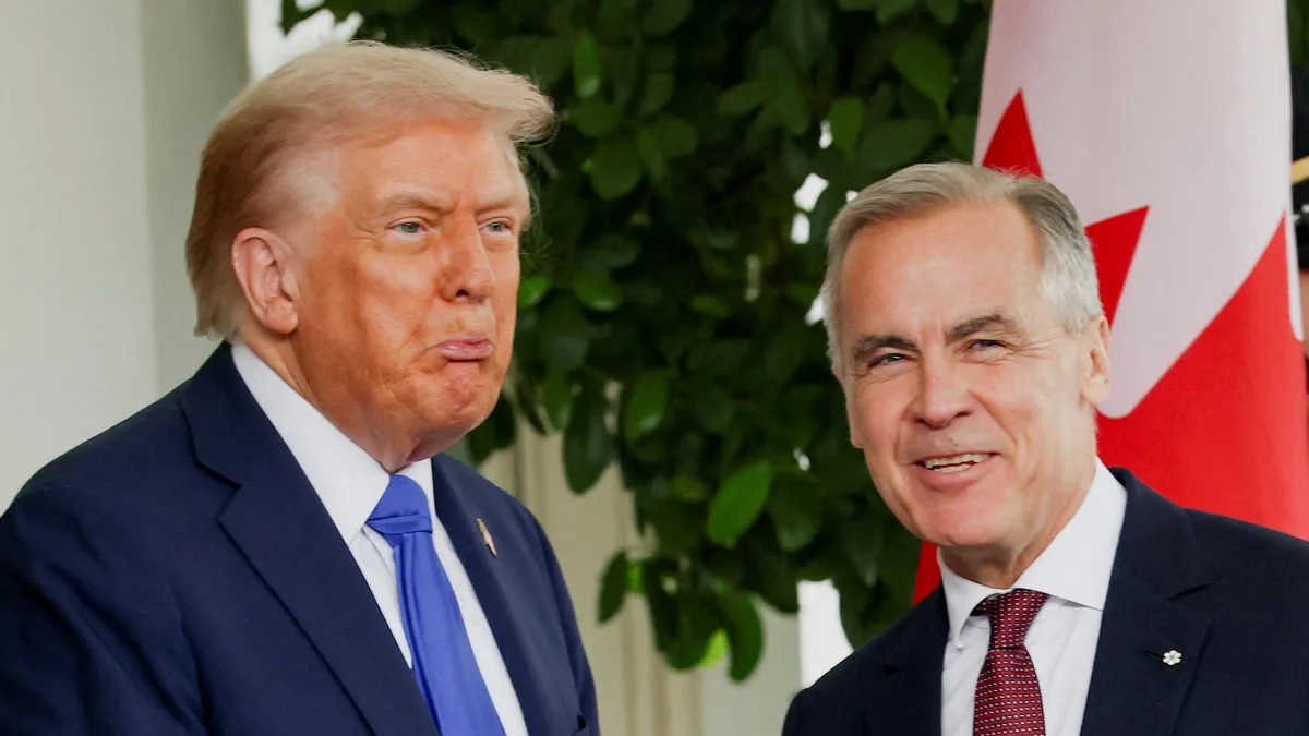 Mark Carney Responds to Trump's Threat of EU Tariffs