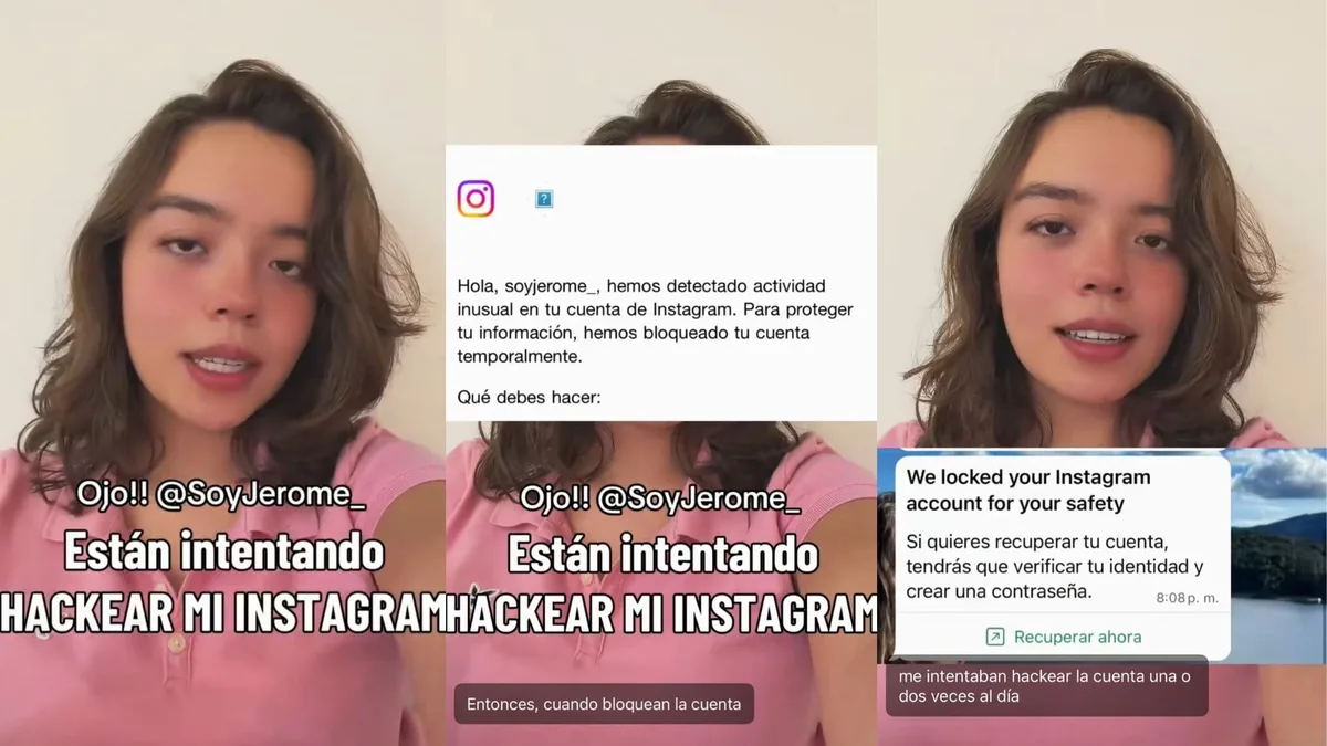 Jerome Sanabria aseguró que trataron de hackear su cuenta de Instagram con 550 mil seguidores: “Espero pronto recuperar todo el acceso”