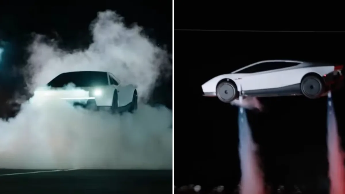 Elon Musk creó un carro que vuela al estilo ‘Volver al futuro’: estos son los videos de Tesla que lo prueban