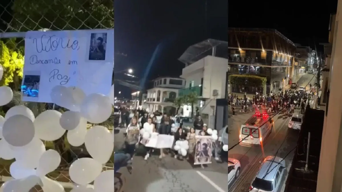 Manifestação cobra justiça pela morte de menino de 10 anos atropelado por moto em MG