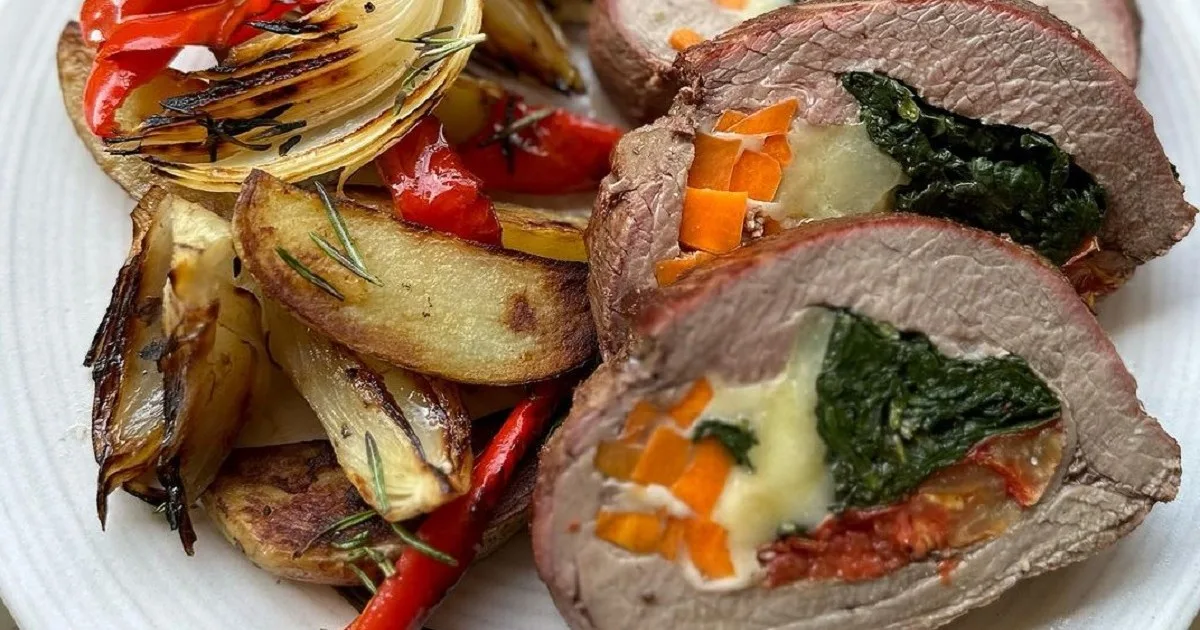 Colita de cuadril rellena: una receta rendidora y sabrosa