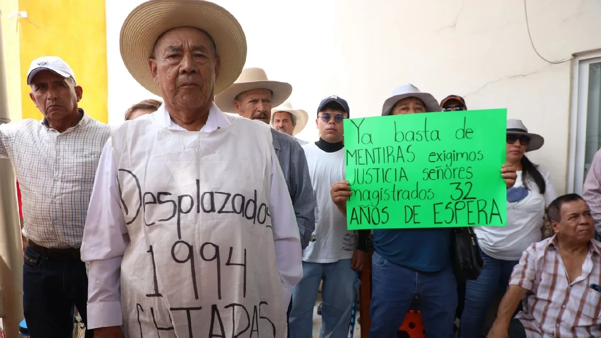 ¿Cuáles fueron los estados con mayores desplazados por violencia en México, según Inegi?