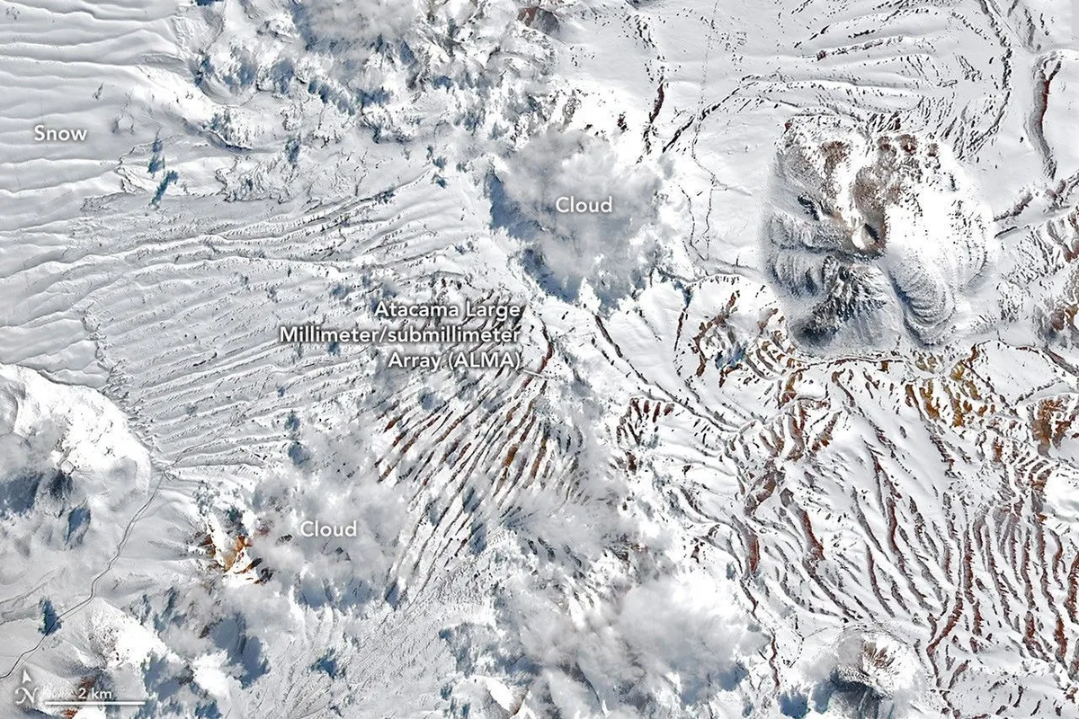 Por que o deserto mais seco do mundo ficou coberto de neve nas últimas semanas