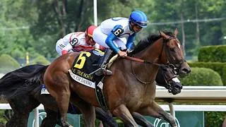 El campeón velocista Book’em Danno se encamina a su segundo Forego Stakes (G1)