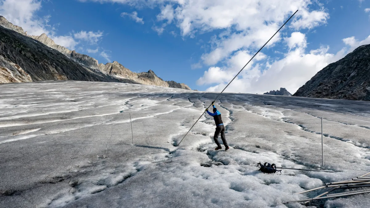 Gletscher und Niedrigwasser: „In diesem Sommer werden wir viele weitere Gletscher verlieren“