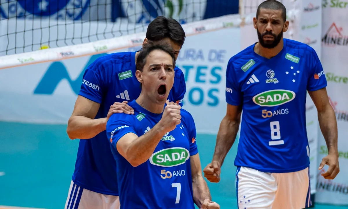 Após susto no primeiro set, Sada Cruzeiro vence Monte Carmelo no Mineiro
