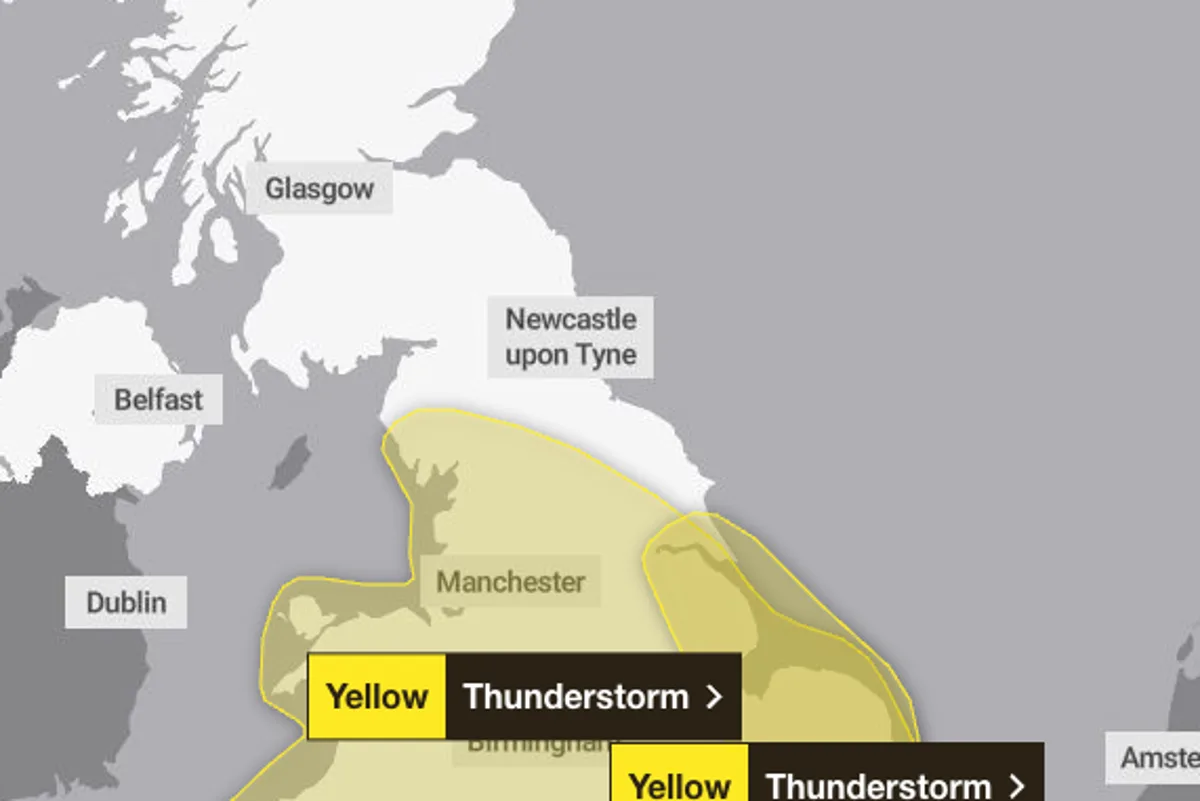 Met Office warns people in 81 areas to prepare ‘emergency kit’ ahead of flooding and thunderstorms