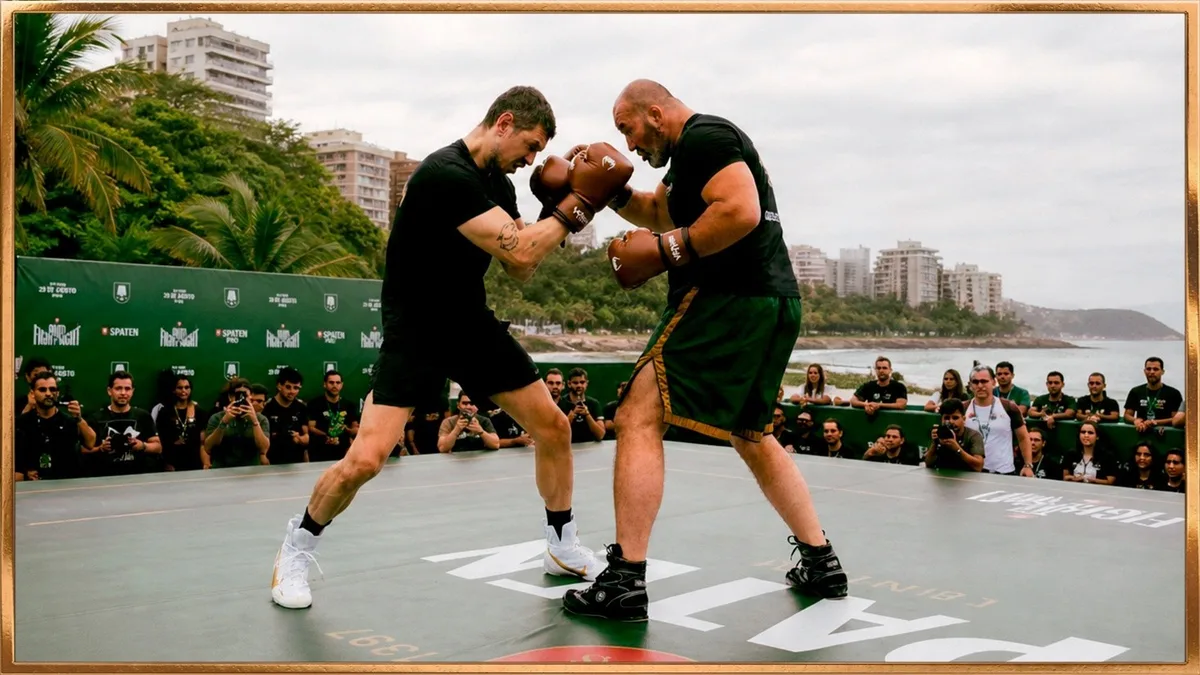Treino aberto esquenta clima para o Spaten Fight Night 3