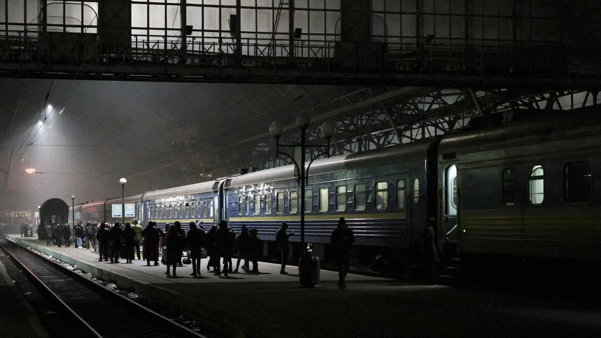 Drone hits Ukraine train after dignitaries pass through
