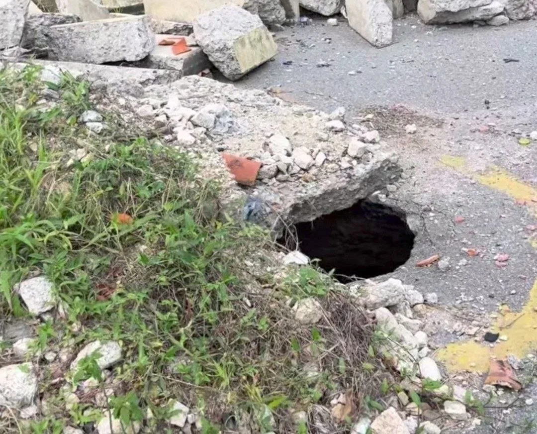 Tramo de la Av. Domingo Alberto Rangel en Tovar está "a un soplo" de desplomarse