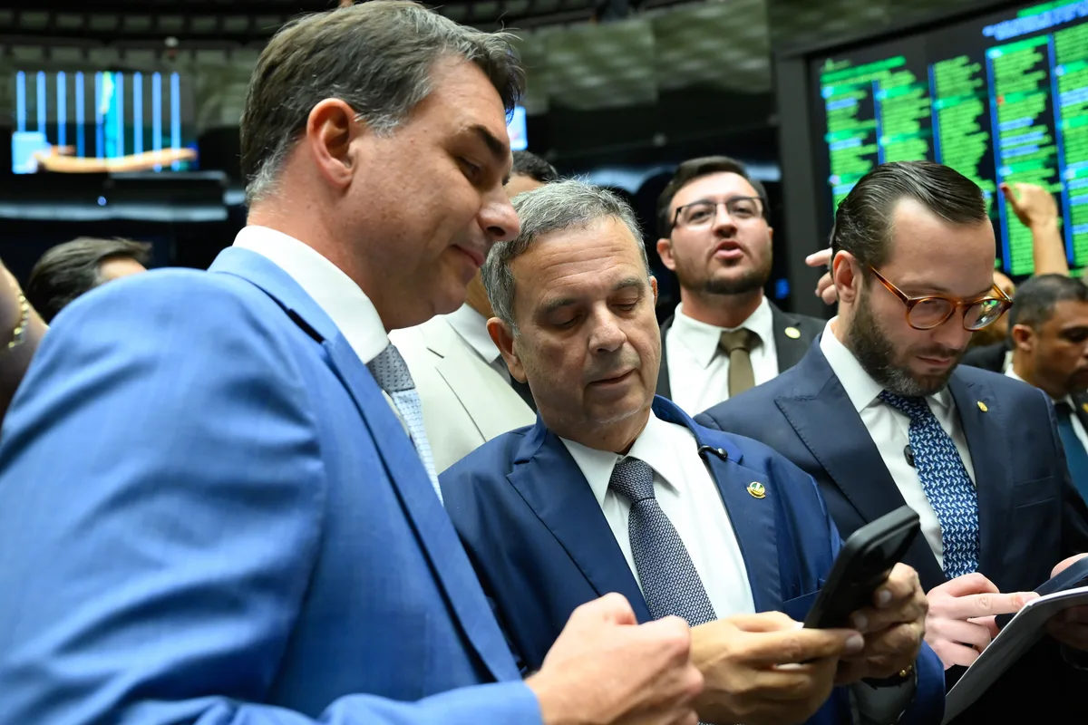 Flávio Bolsonaro e aliados querem incluir redução da maioridade penal em PEC da Segurança Pública