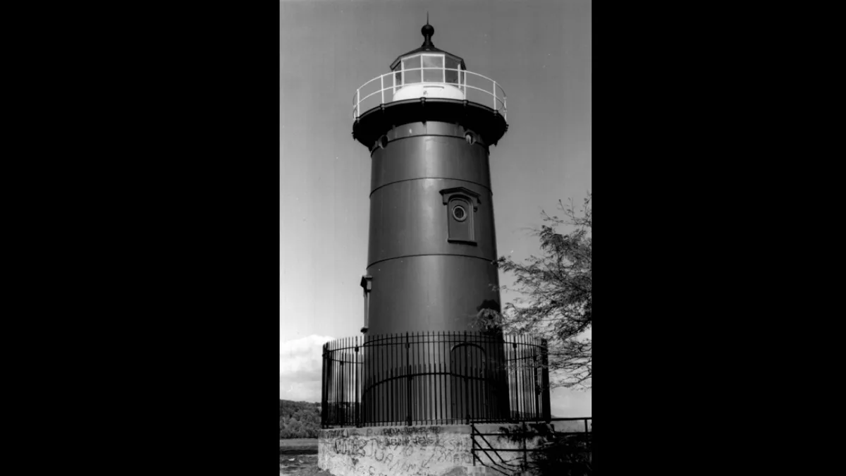 In 1921, New York moved a New Jersey lighthouse to the Hudson; a book saved it