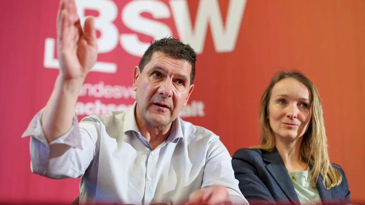 Wahlen in Sachsen-Anhalt: Mit diesem Duo will das BSW sein Glück versuchen