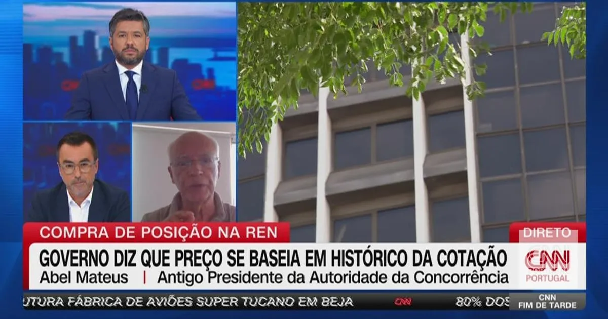 Estado comprou 13,7% da REN mas "já tinha controlo total sobre a empresa"