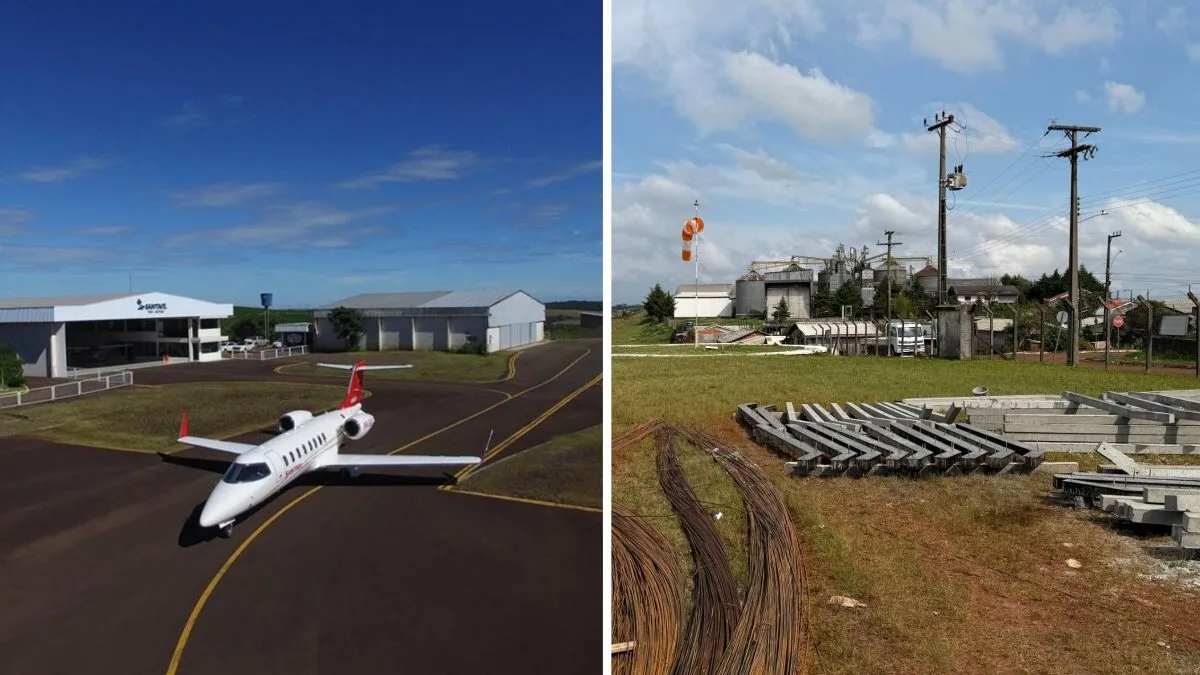 Com investimento de R$ 2 milhões, aeroporto do Oeste de SC passa por obras de infraestrutura para ampliar capacidade de voos