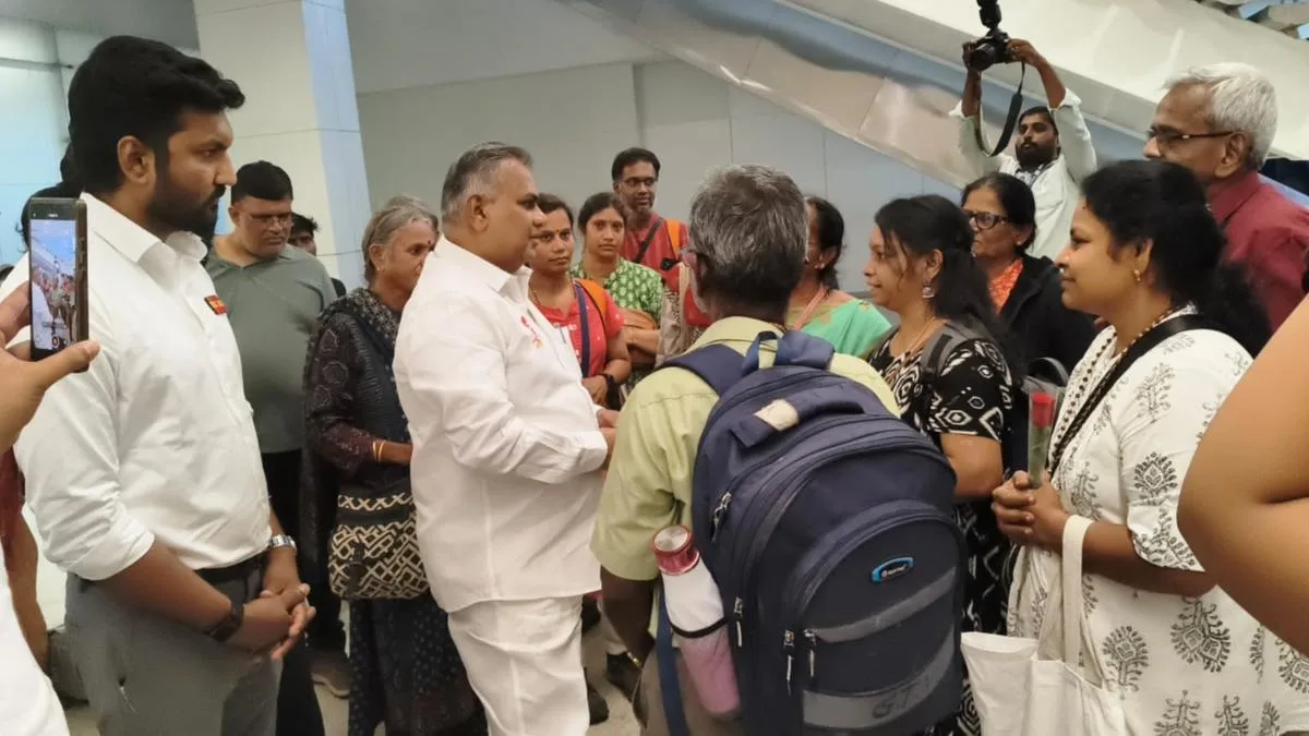 21 residents of Tamil Nadu rescued from Nepal arrive in Chennai