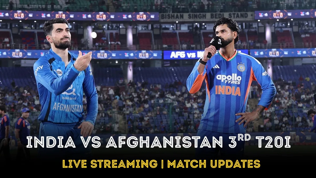 IND vs AFG live streaming today: How to watch the 3rd T20I live in India?