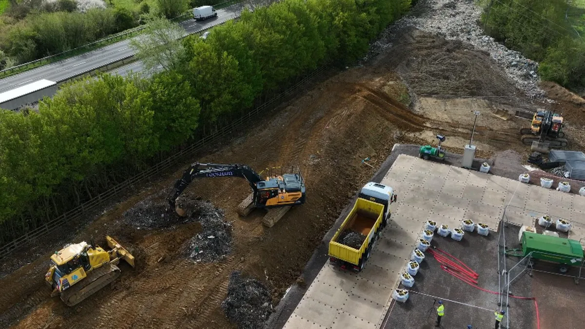 More than 22,000 tonnes of rubbish cleared from illegal dump site