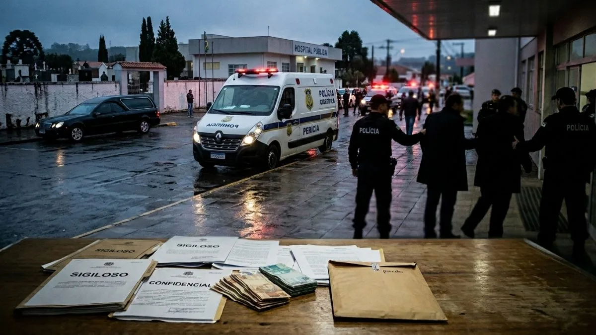 Agentes públicos são afastados por suspeita de receber propina para entregar informações sigilosas sobre mortos a funerária de SC