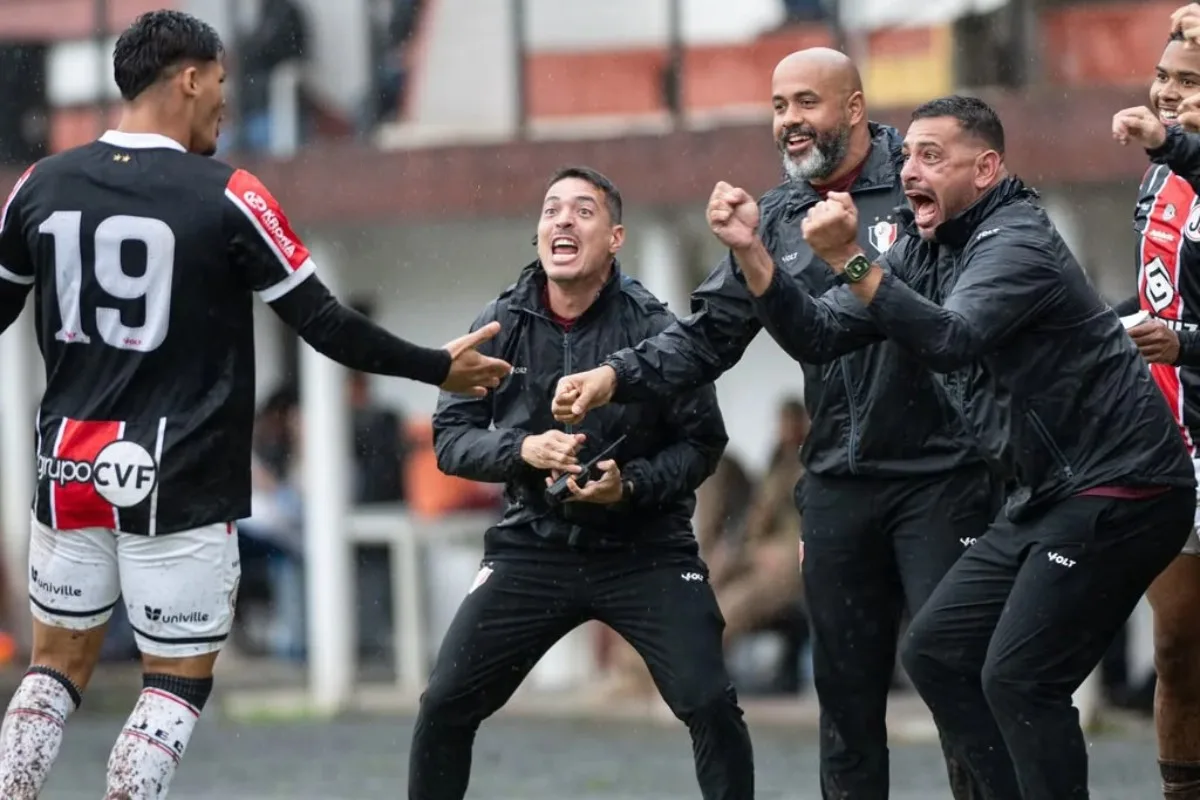 Diego Souza emplaca primeira goleada como técnico do Joinville na Copa SC