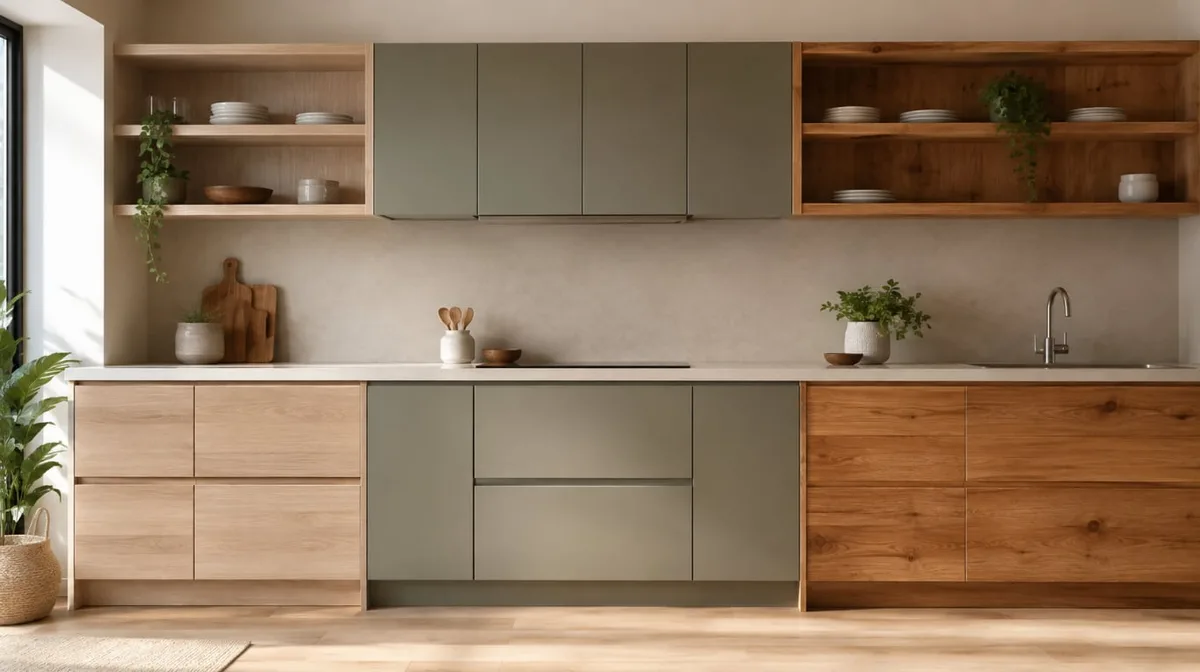 Qué material conviene más para los muebles de cocina: melamina, MDF o madera maciza