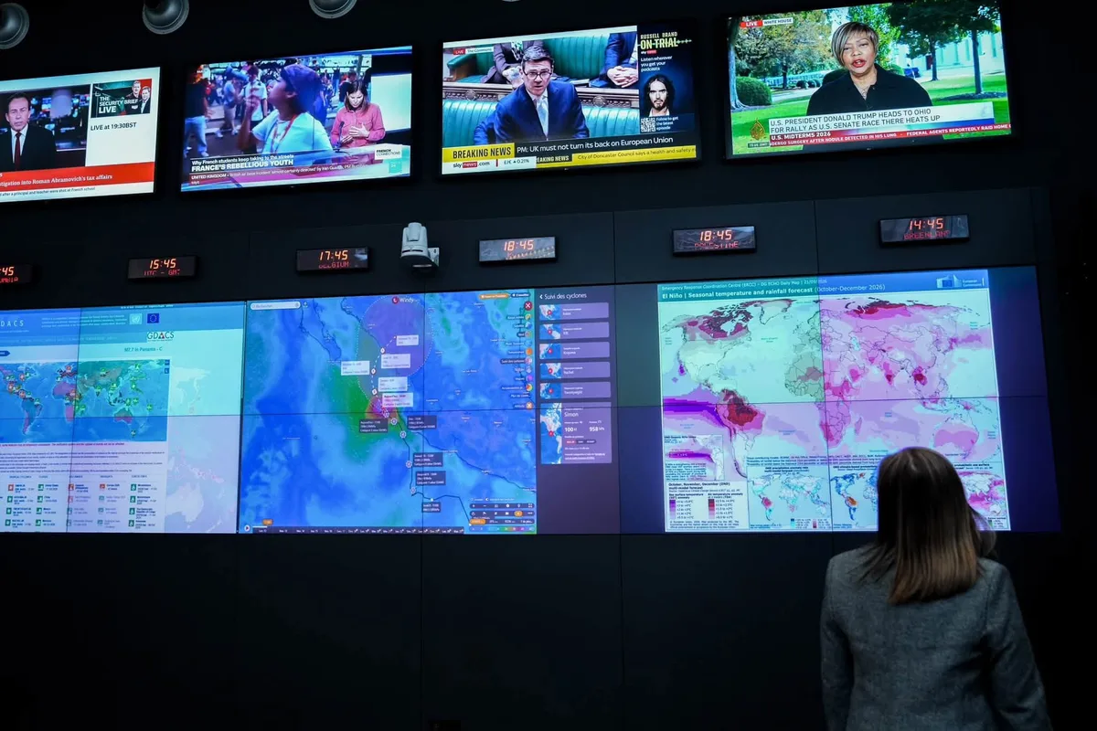 La vicepresidenta Karin Herrera impulsa en Bruselas tecnología satelital para prevenir desastres en Guatemala
