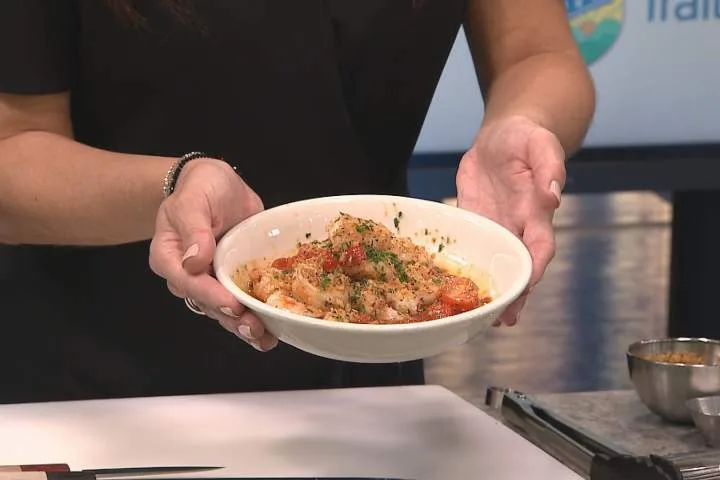 Recipe: Calabrian chili garlic prawns