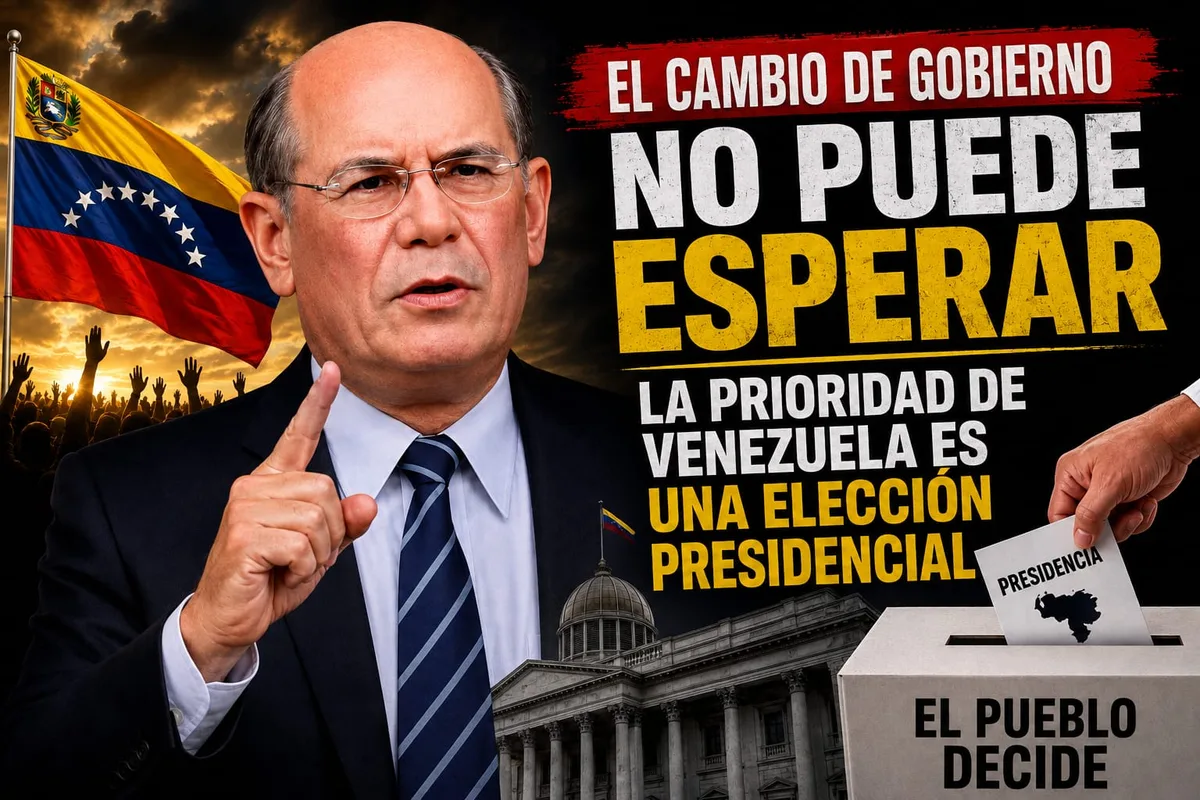 Omar González: La prioridad de Venezuela es una elección presidencial