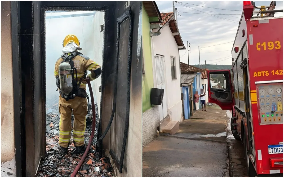 Polícia Civil investiga incêndio que destruiu parte de casa em Serrania; ex-namorado da moradora é suspeito