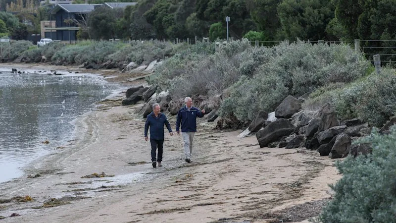 Victoria’s coastal towns are at risk of flooding, and these ‘potholes’ are partly to blame