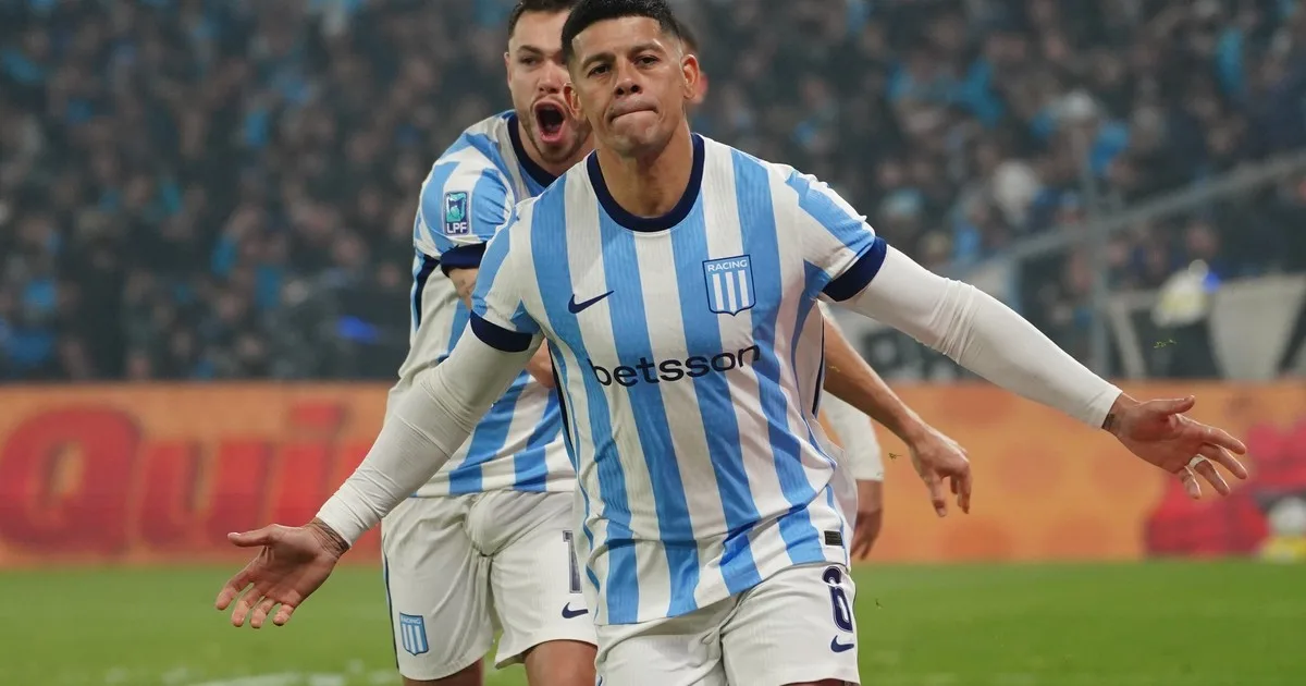 Video: penal por VAR y gol de Rojo de penal para Racing a Boca