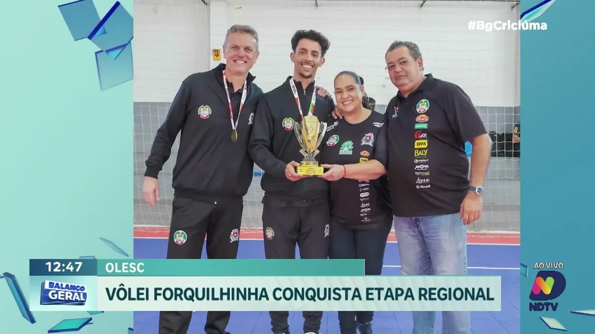 Forquilhinha conquista titulo regional do vôlei na OLESC e avança para o estadual