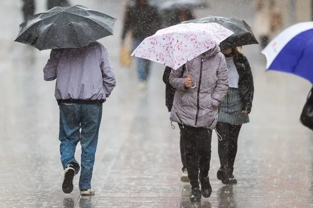 Met Office names areas facing heavy rain on Thursday with 33 counties at risk