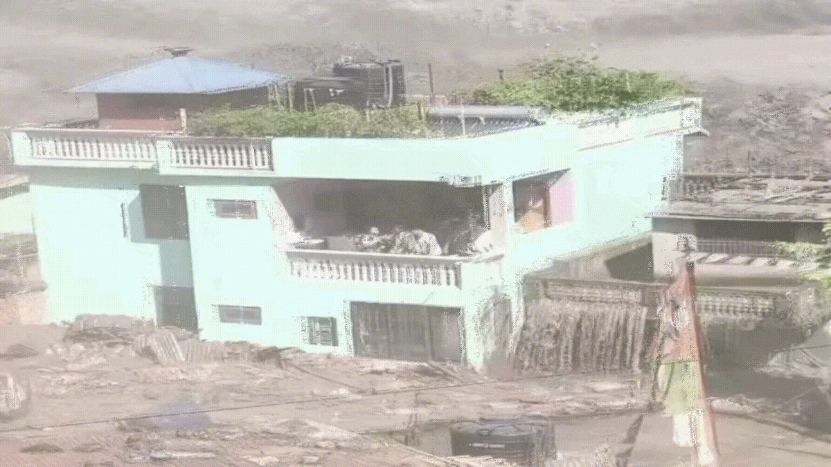 Concrete frame, mud ramp: How Nepal's ‘green house’ survived devastating flash floods