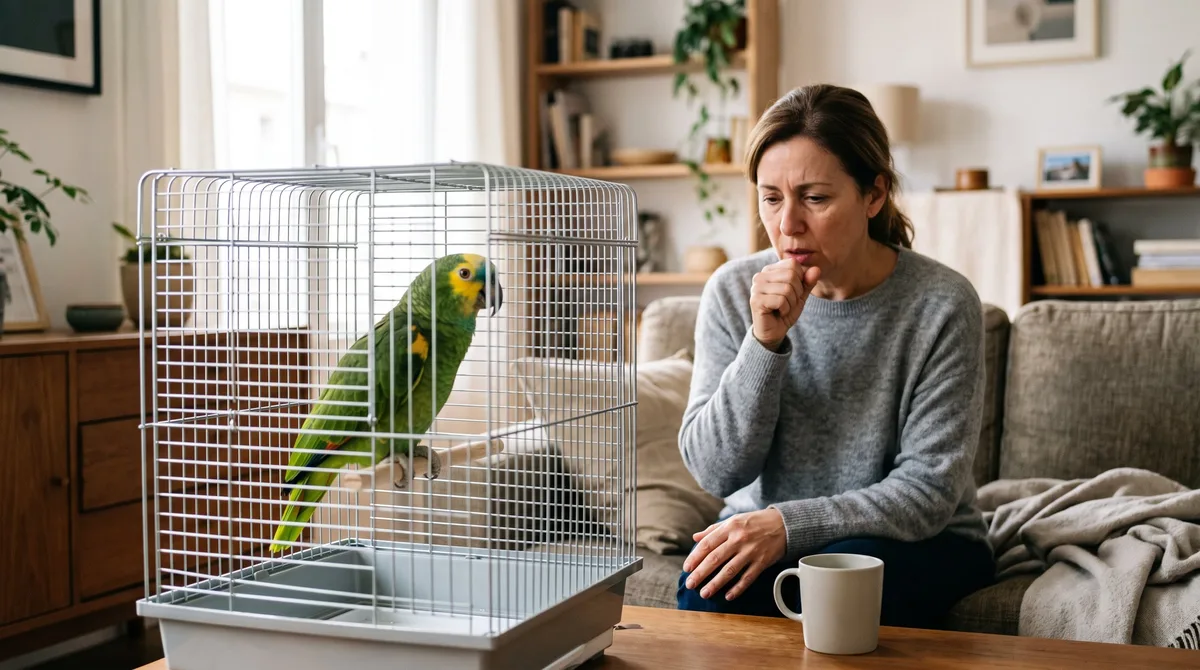 Por qué tu perico podría transmitirte una neumonía sin que lo notes