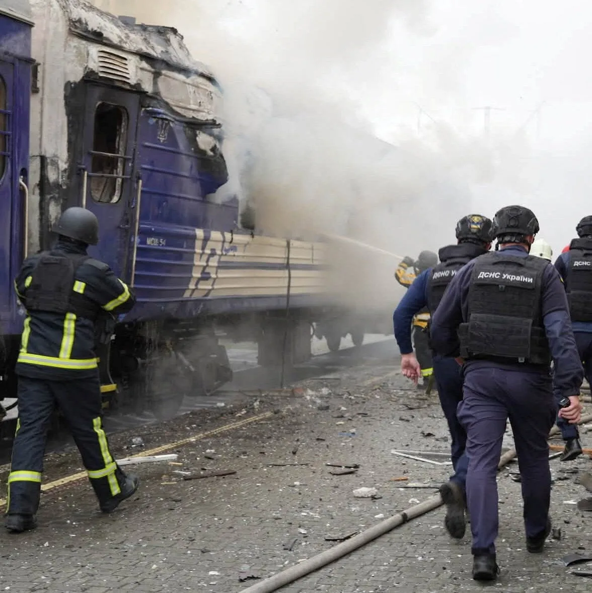 Russian Strike on Train Station Near Poland Seen as Warning to Kyiv’s Allies