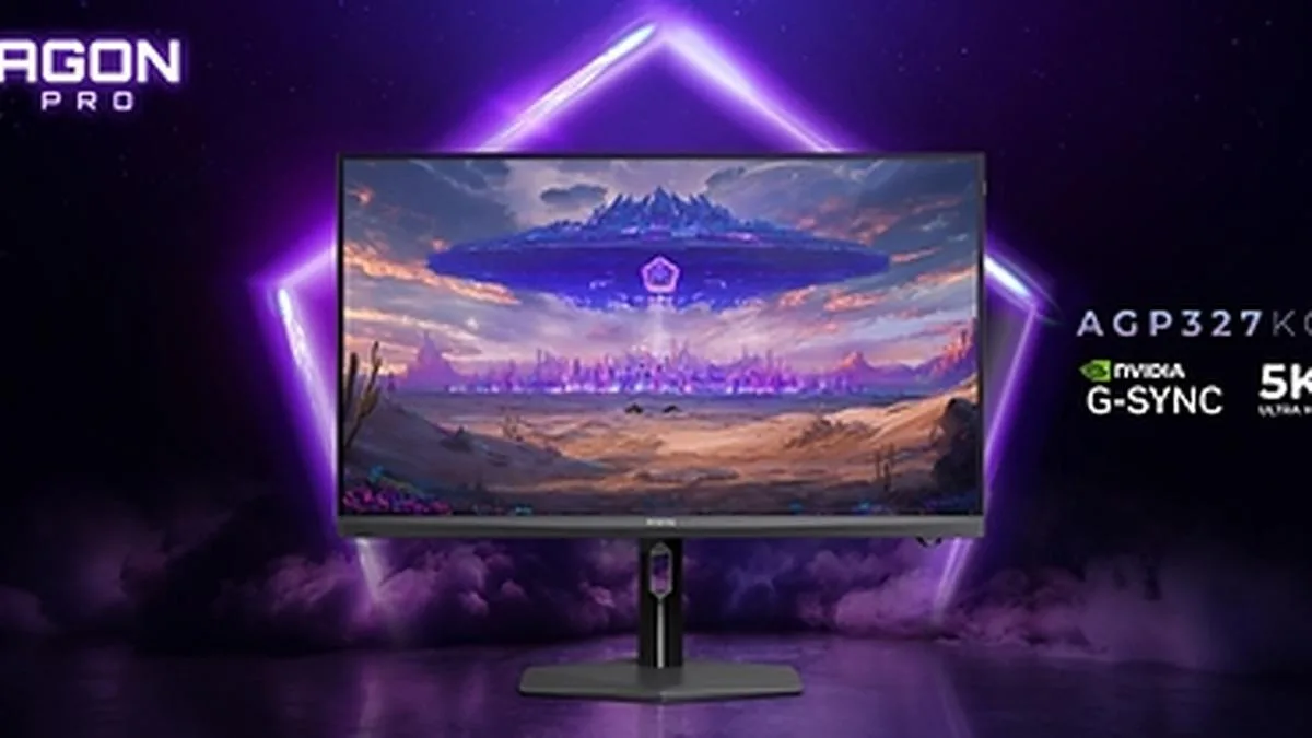 The Pinnacle of Clarity: AGON by AOC Unveils World's First 5K NVIDIA G-SYNC® Pulsar Gaming Monitor